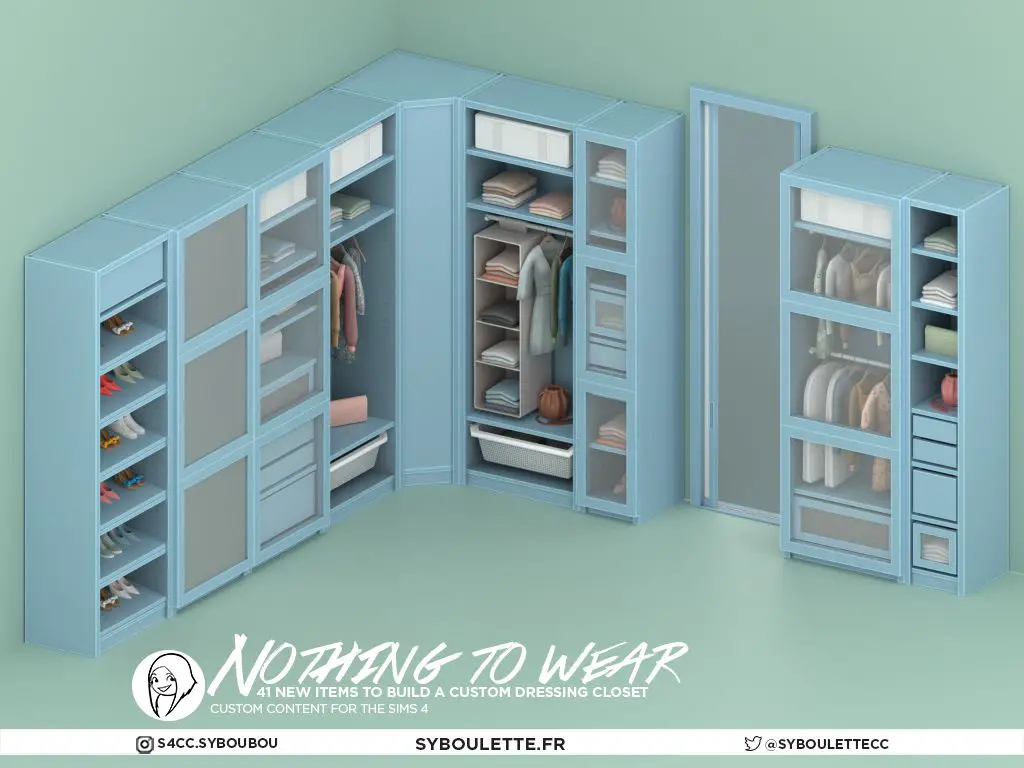 Скриншот мода Гардероб Nothing to Wear Closet